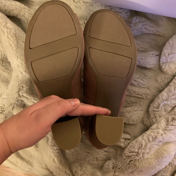 SOLD LC Lauren Conrad java peep toe heels - Picture 5 of 6